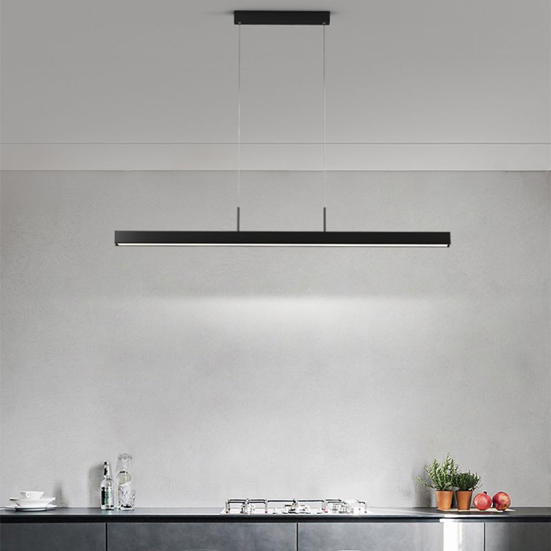 Luz de colgante lineal LED LED LED LED LED Simple LED moderno para comedor