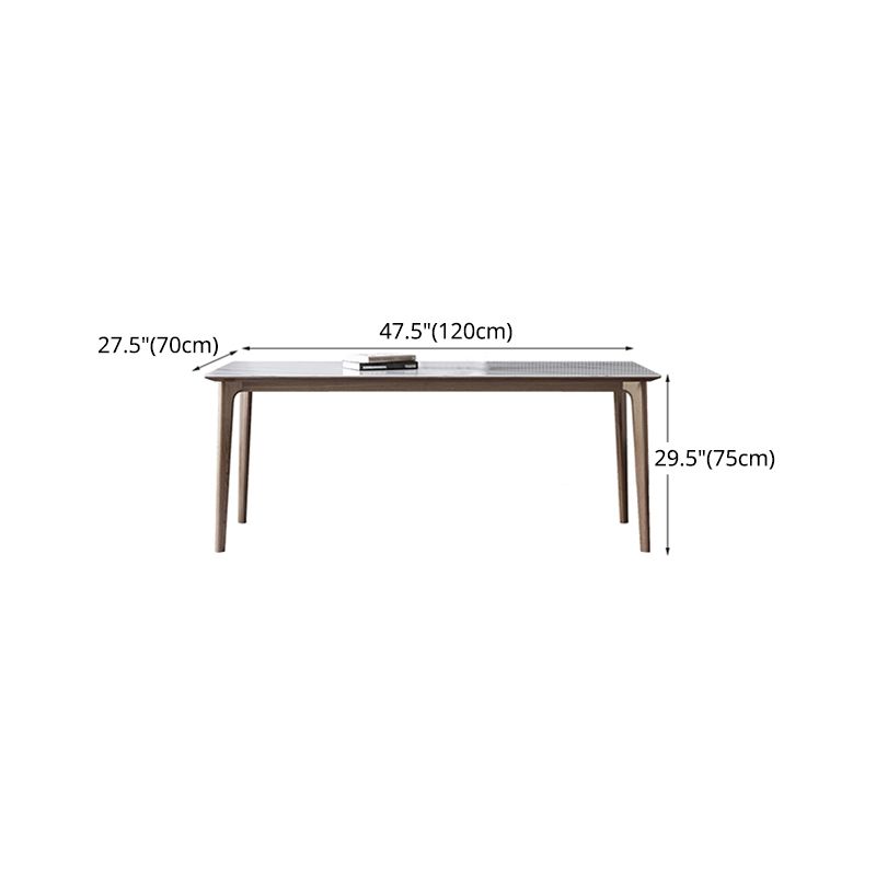 Designer Style Sintered Stone Dining Set Rectangle 1/3/4/5/7 Pieces Dining Area Table Set