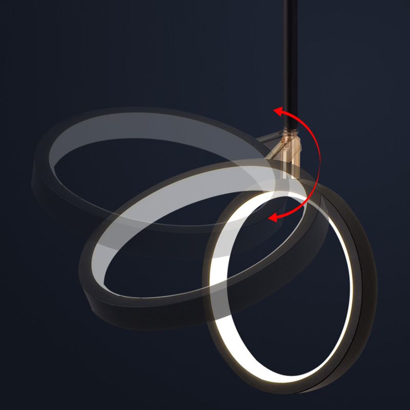 Modern Metal Wall Sconce Circle Shape Wall Light with Silicone Shade for Bedroom