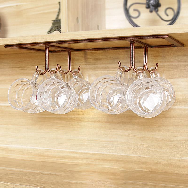 Metal Hanging Glass & Stemware Holder Modern Wine Glass Rack