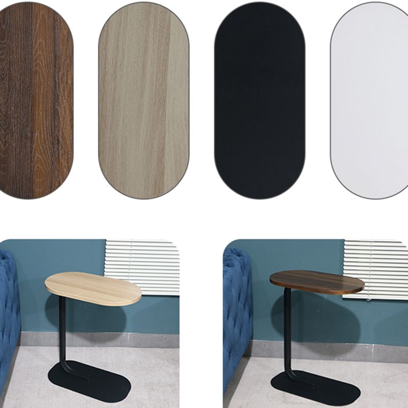Modern Minimalist Wood Side End Table C Corner Table for Living Room
