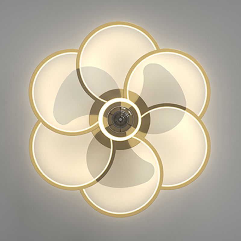 Luci ventilatori a soffitto geometrico in metallo MODERNO MODERNA LUCIFICA