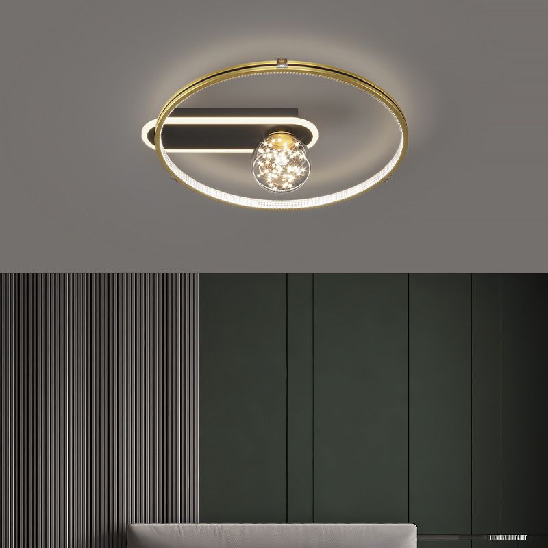 Modern Style Ceiling LED Light Fixture Warm Room Light Creative Shop Light Bedroom Light
