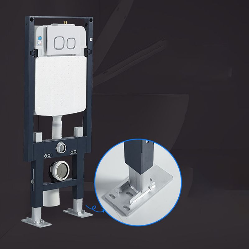 Modern White Siphon Jet Flush Toilet One-Piece Wall-mount Toilet for Bathroom