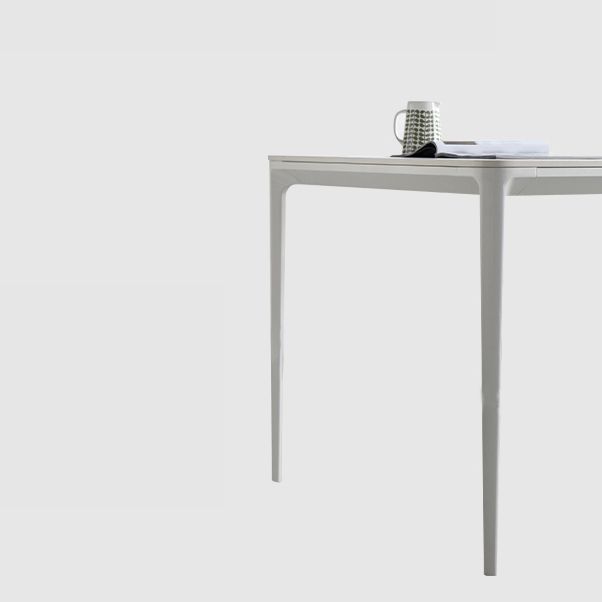 Modern Style Sintered Stone Table 4 Legs Base Rectangle Table for Home