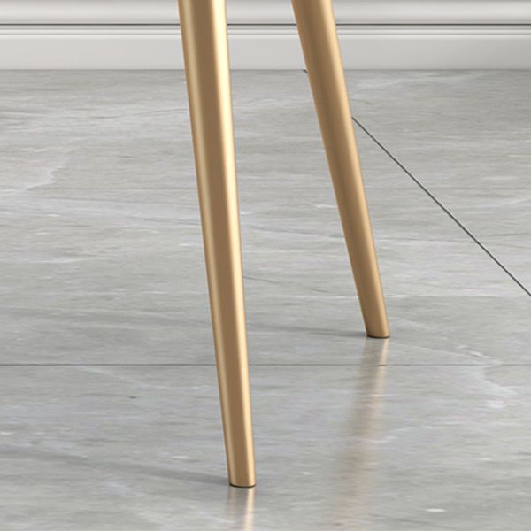 Chaise de salle à manger en métal de style scandinave, chaise à oreilles décontractée pour café