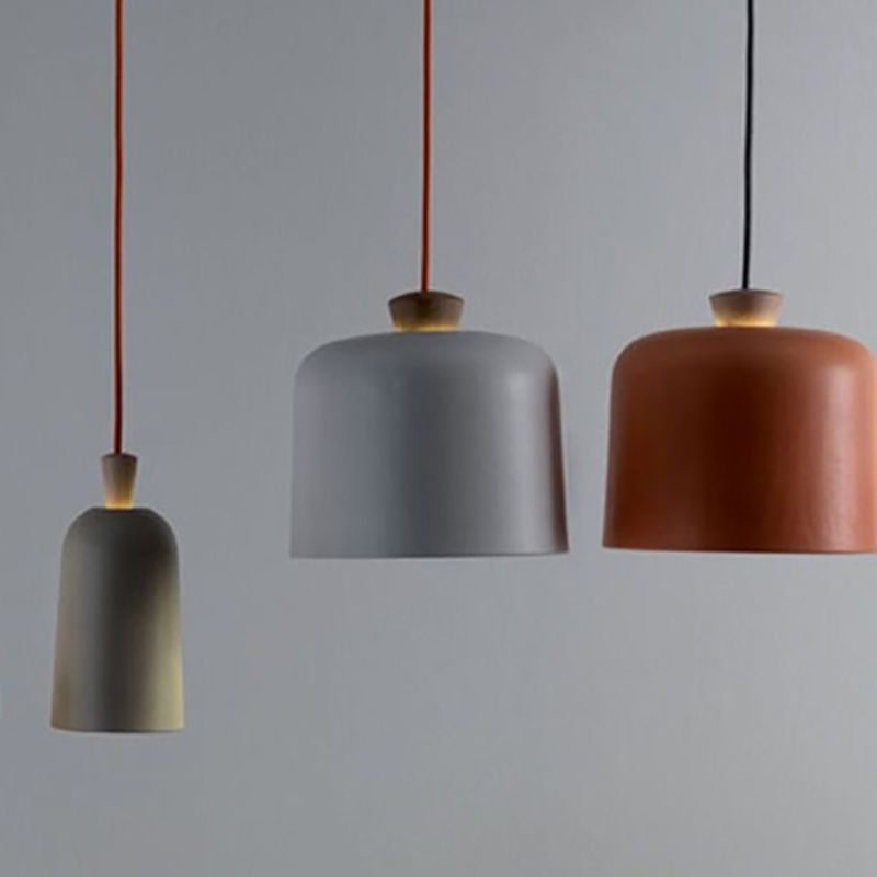 Luce a soffitto appeso a forma di cupola in metallo MODERNA MODERNA 1 LUCE LUCE