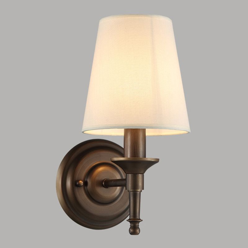 Modern Style Cylinder Wall Light Sconces Metal 1 Light Wall Lighting