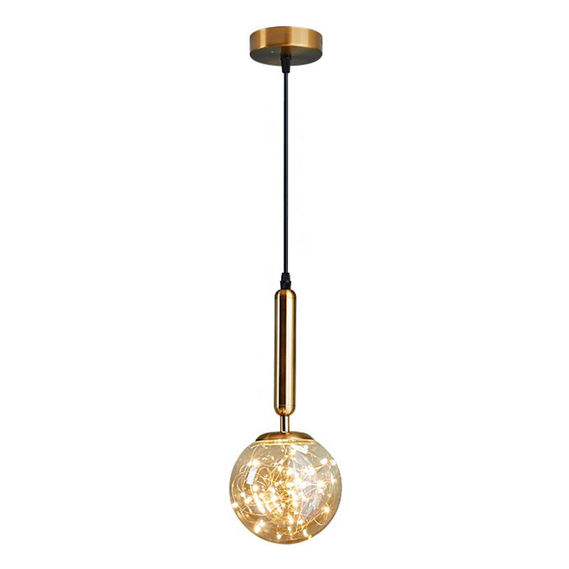 Lampada a sospensione a pendente stellare in stile Nordic Glass LED LAMPAGGIO LAMPAGGIO IN GOLD
