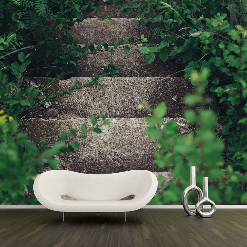 Customized Photography Stairs Building Mural Wallpaper Wall Covering for Home Decor