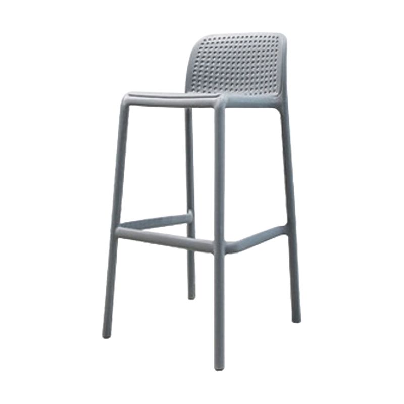Contemporary Bar-stool Plastic Counter Bar Stool with Plastic Legs for Home