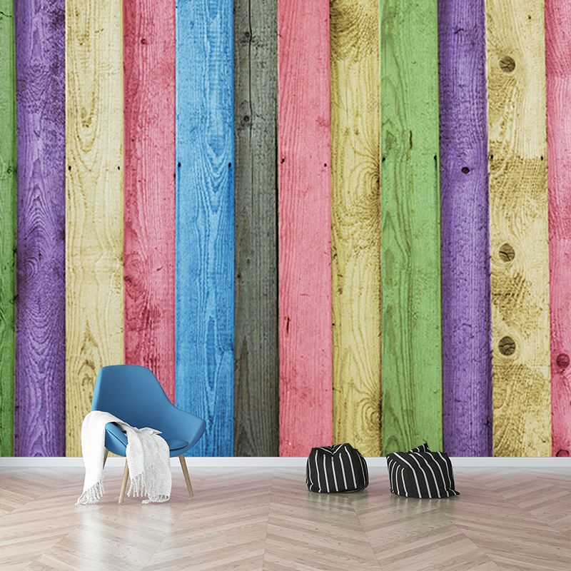 Customized Photography Wood Grain Mural Eco-friendly Wallpaper for Room