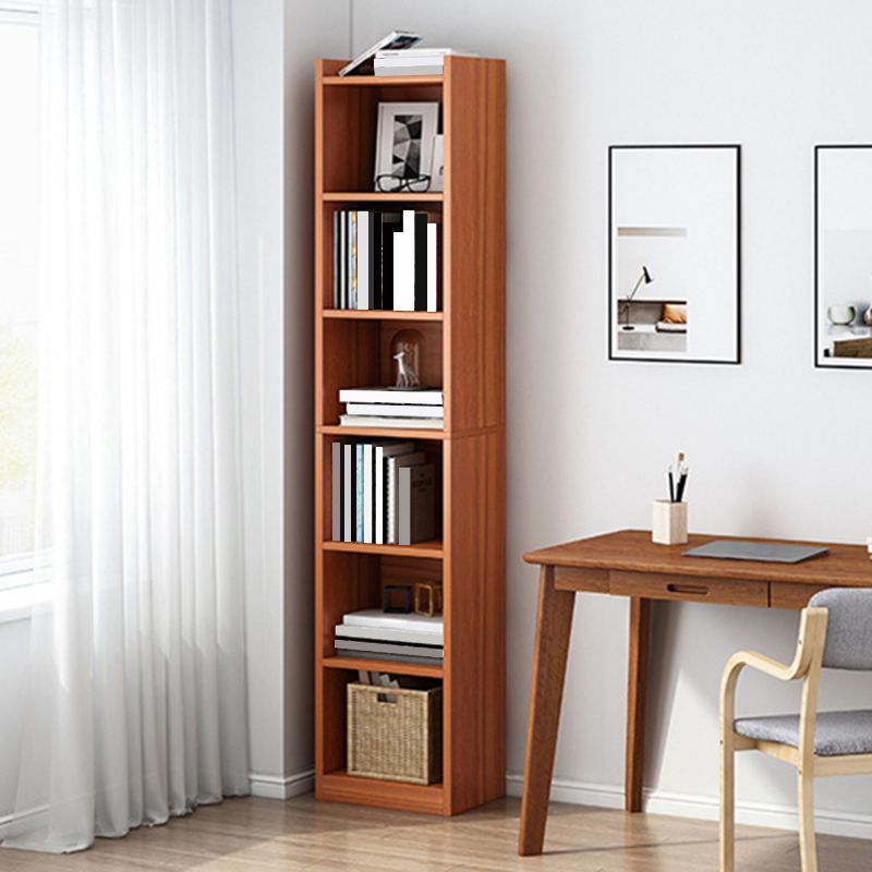 Closed Wooden Bookcase Modern Home Living Room Bedroom Corner Bookshelf
