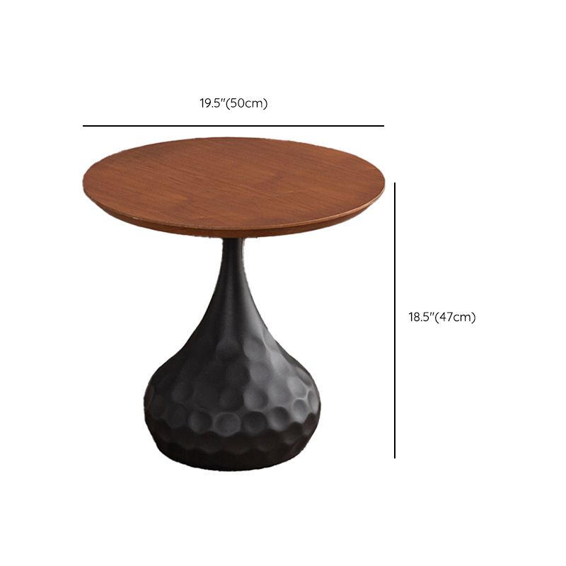 Pedestal Coffee Table Contemporary Solid Wood Coffee Cocktail Table