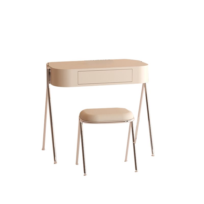 Contemporary Wood Vanity Dressing Table Bedroom Makeup Vanity Desk with Drawer