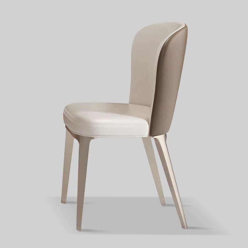 Modern Sintered Stone Dining Room Set with Round Table and Metal Base Dining Table Furniture