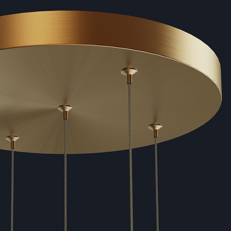 Zeitgenössische LED Hanging Deckenleuchte Kristall geometrische Deckenleuchte