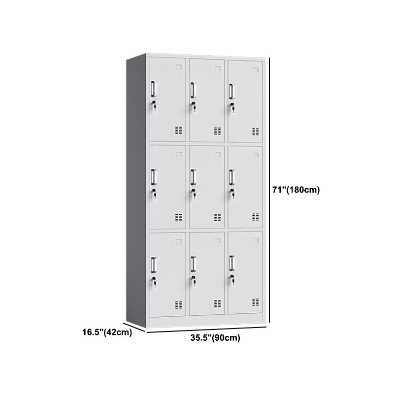 Modern Hinged Wardrobe Closet Metal Wardrobe Armoire for Bedroom