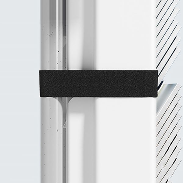 Plastic Closed Back Geometric Bookshelf Contemporary Bookshelf for Classroom