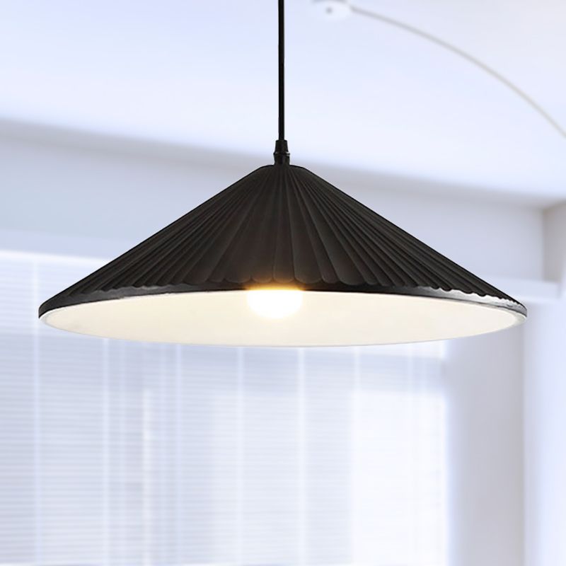 Hat Cosicero Pendiente Luz Modernismo Resina 1 Luz 8 "/12.5"/16 "Dia Gris/Blanco/Negro Kit de lámpara colgante
