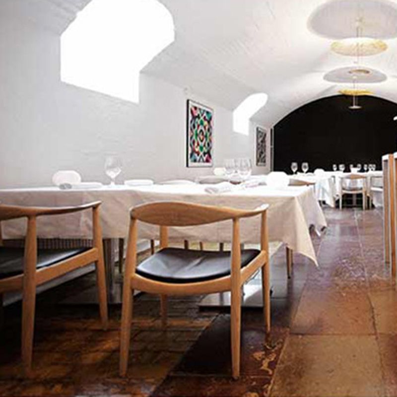 Wood Side Dining Arm Chairs Contemporary Open Back Dining Side Chairs