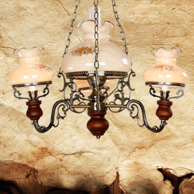 Lampada lampada di cherosene in vetro lampadario in stile nautico ristorante lampada sospensione