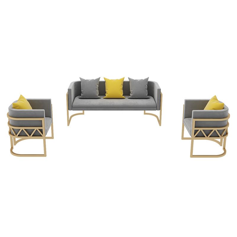 Solid Color Sofa Stain Resistant Tight Seat Modern Sofa for Bonus Room