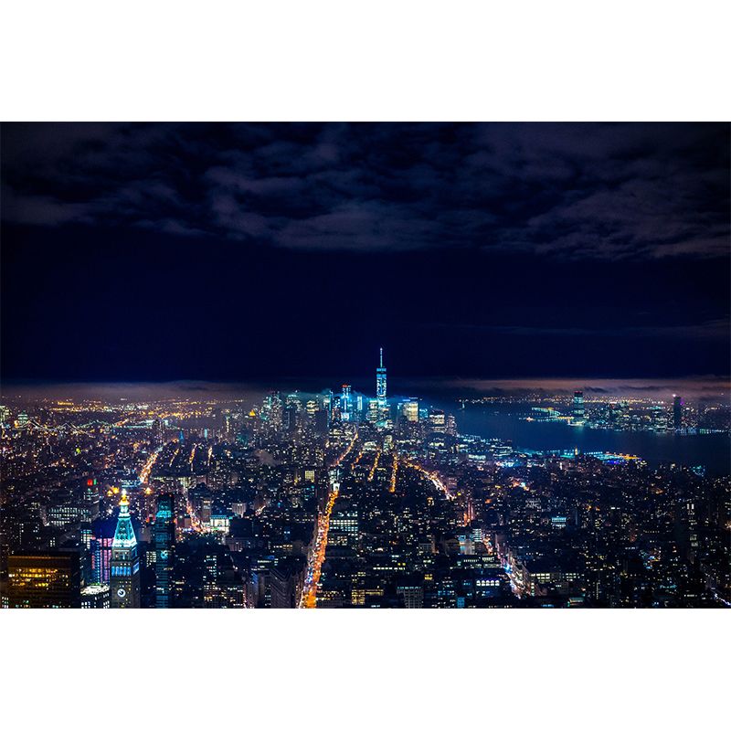 Cityscapes Pattern Mildew Photography Wall Mural Horizontalt for Wall Decor