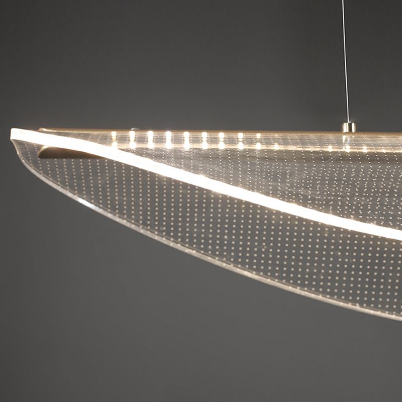 Lampadario geometrico lampadario moderno illuminazione isola metallo 1 luci dell'isola luminosa in nero