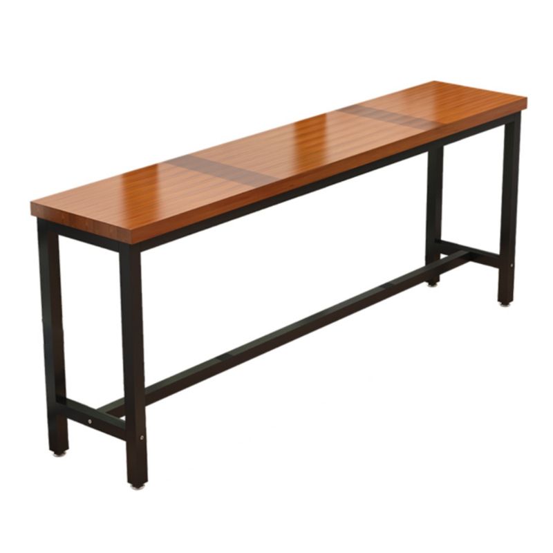 Industrial Wooden 1/2/5 Pieces Bar Table Set Rectangle Bar Table with Metal Legs