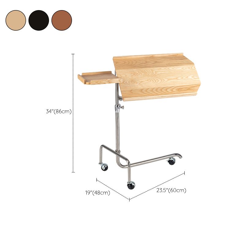 Contemporary Accent Side Table Naturally Shaped Living Room with Storage Abstract