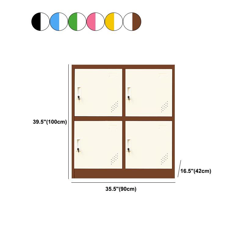 Contemporary Storage Cabinet Non-Hanging Wardrobe Armoire for Home