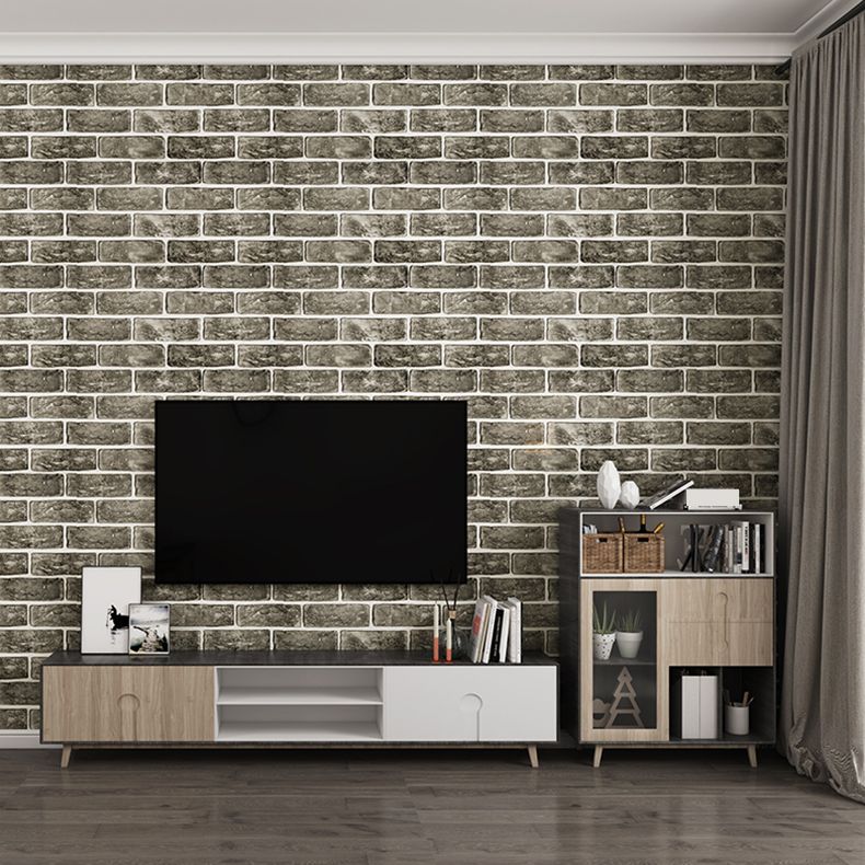 Brick Joint Peel & Stick Tile  12" x 24" Rectangular PVC Wallpaper