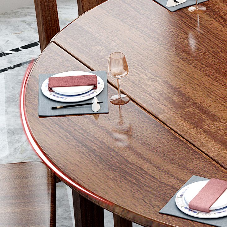 Dining Room Traditional Dinner Table Walnut Round Dining Table