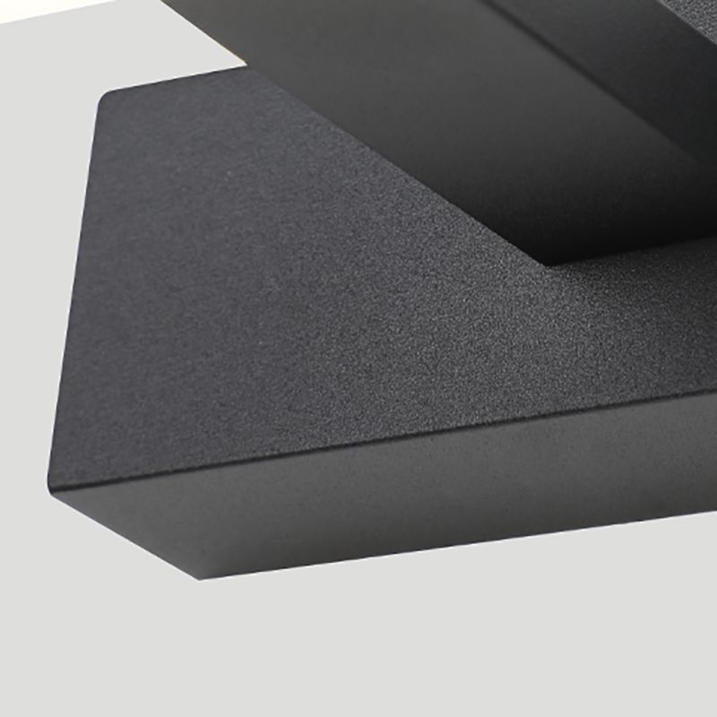 Black Vanity Light Modern LED Mirror Front Light with Plastic Shade for Bathroom