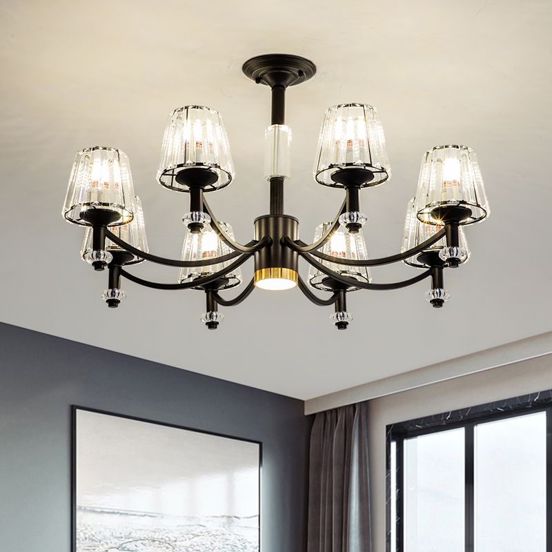 American Glass Chandelier Multi Light Chandelier Pendant for Dining Room