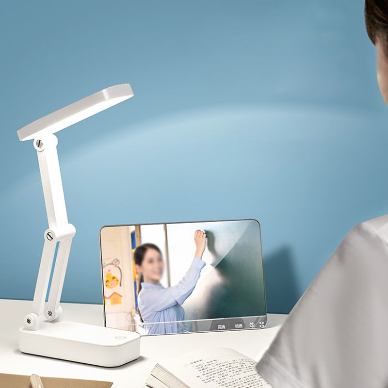 Modern Dimmable LED Table Lamp Plastic Table Light