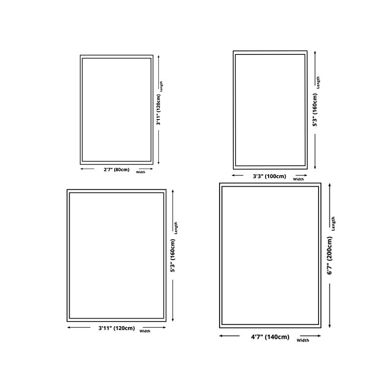 Luxury Area Carpet Funky Washable Rug Polyester Non-Slip Carpet for Home Decor