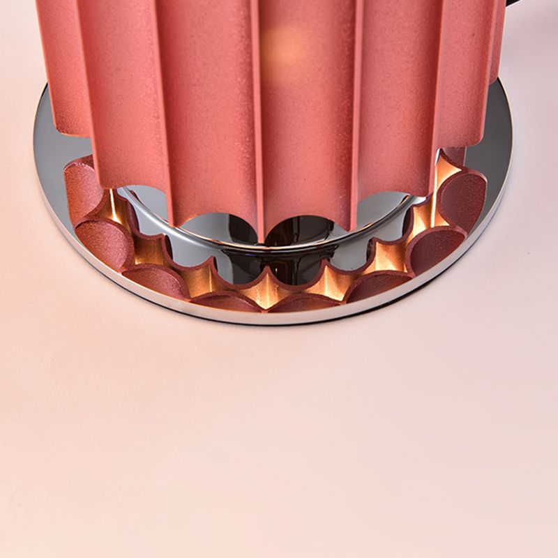 Contemporary Simple Nightstand Lamps Glass Shade Table Lamp for Bedroom Living Room