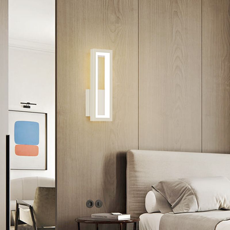 Rechthoekige wandverlichting armaturen moderne minimalistische stijl acryl wandlicht