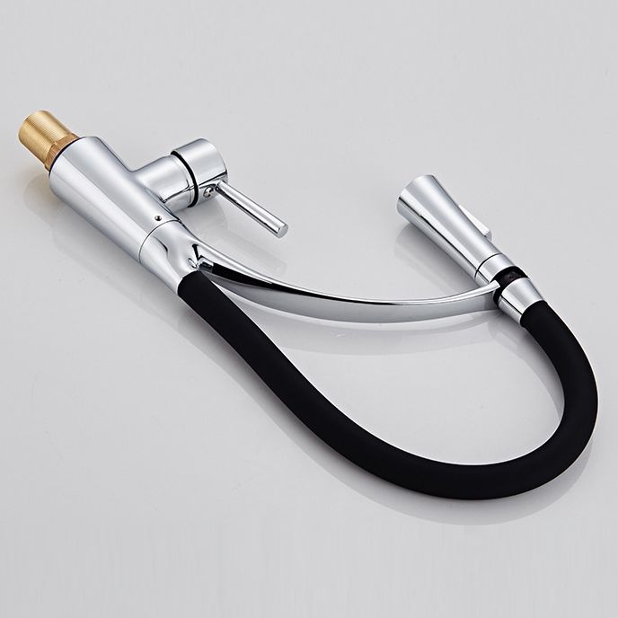 Contemporary Pull Down Single Handle Kitchen Faucet High Arch Kitchen Faucet