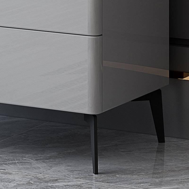 Contemporary 34.65'"/41.73" Tall Wooden Chest, Rectangle Accent Chest with Drawers