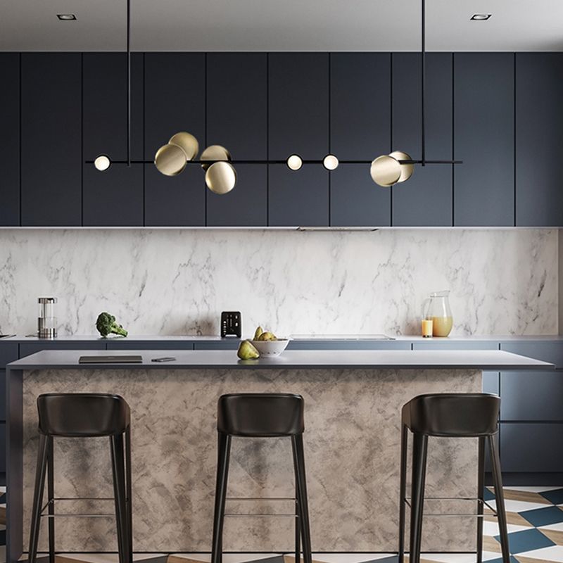 Suspension du restaurant de la géométrie moderne avec ombre avec une teinte acrylique