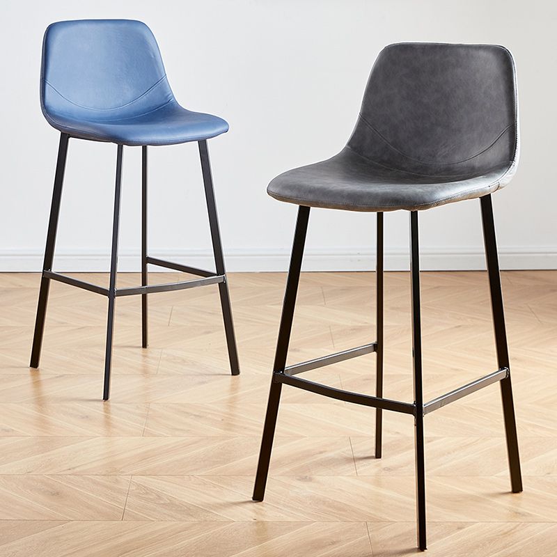 Nordic Style Round Bar-stool Metal Counter Bar Stool for Restaurant