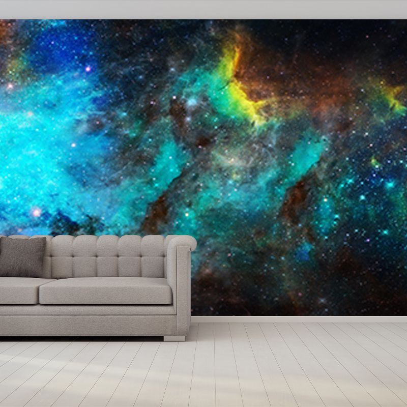Eco-friendly Wall Mural Novelty Universe Mildew Resistant Wall Decor