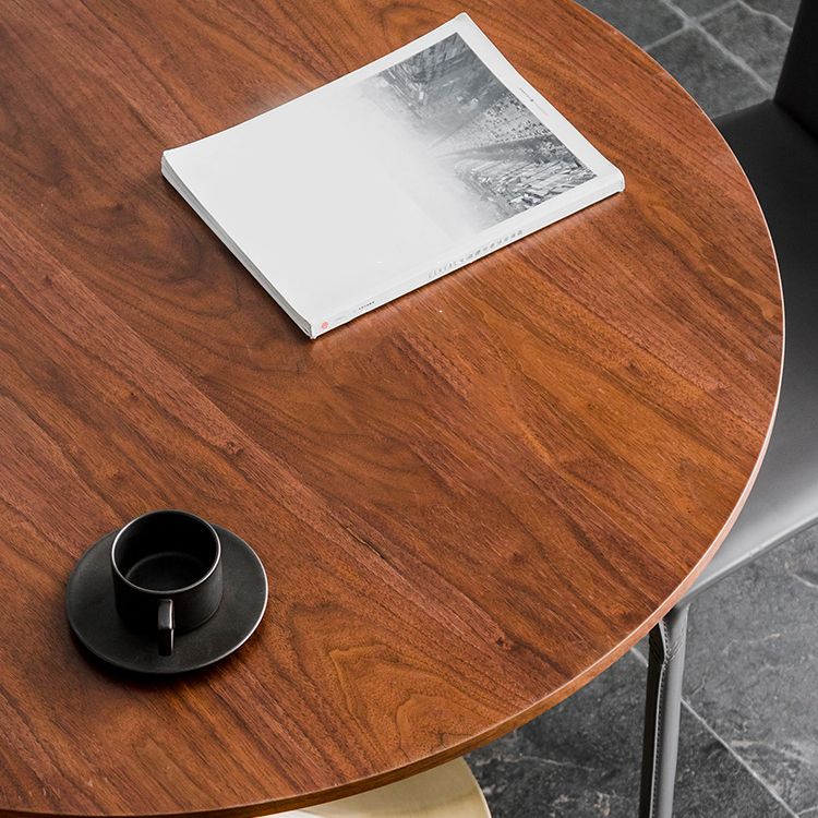 Mesa de comedor de estilo moderno Mesa de comedor de madera redonda con base de tulipán para uso en el hogar