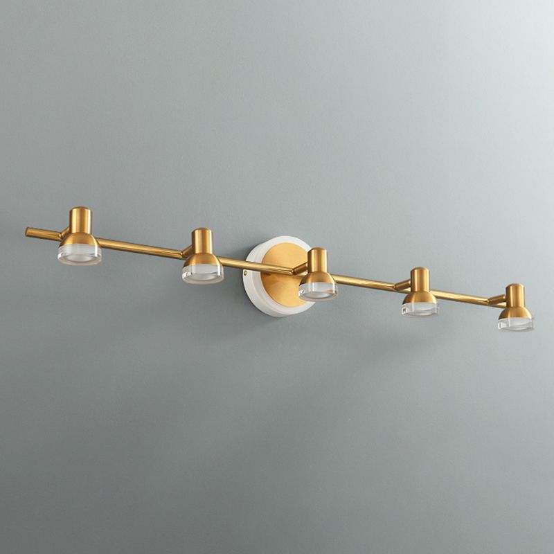 Simplicité postmoderne Bell Vanity Sconce Lights acrylique Mur Moup Light Aymat pour salle de bain