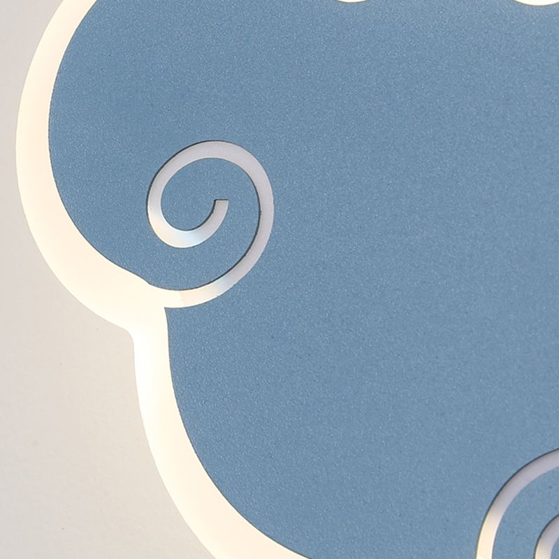 Accesorios de iluminación de la pared de la nube Metal de estilo moderno 1 Lámparas de pared de luz