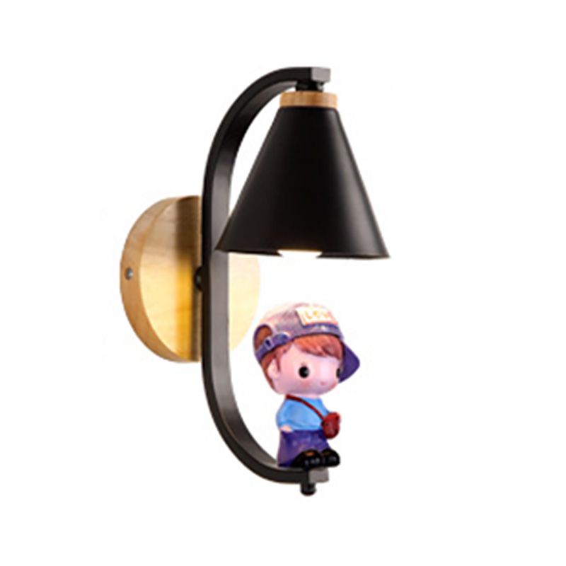 Créativité Mall Mur Sconce Boy and Girl Wall Murd Lightture For Child Room