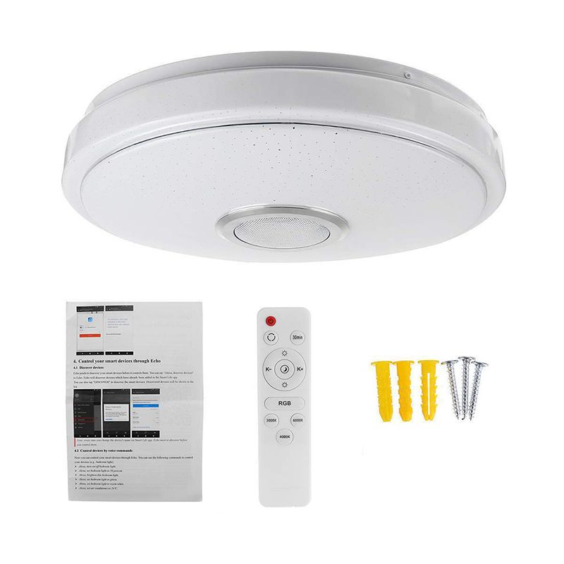 Modern Style RGB Light Ceiling Lamp Bluetooth Phone Control LED Light for Foyer Bedroom